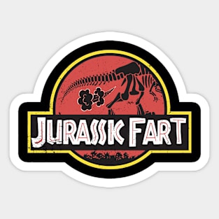 Jurassic Fart Sticker